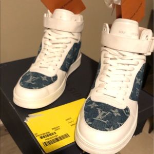 Louis Vuitton sneaker boots. RIVOLIS DENIM 8.5mens